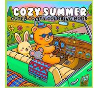 Cozy Summer - Cute & Comfy Coloring Book (Cozy coloring by SpiritedFoxStudio)