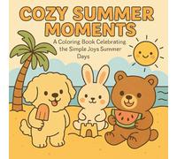 Cozy Summer Moments: A Relaxing Coloring Journey Through Serene Landscapes and Tranquil Scenes: Relaxing Summer Coloring Pages Featuring Beach Scenes, ... Simple Summer Pleasures for Adults and Teens
