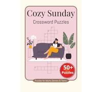 Cozy Sunday Crossword Puzzles: Crossword Puzzles with Easy to Read Print about Cozy Sunday , Weekend , Sunday vibes and more | 6×9 inches,120 pages | ... Gift for vacations, Holidays and relaxation