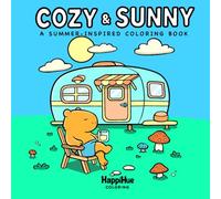 Cozy & Sunny: A Cute Summer Coloring Book for Adults and Teens: Charming and Easy Summer Scenes to Color for Fun, Relaxation, and Happy Vibes