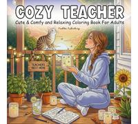 Cozy Teacher cute & comfy coloring book for adults