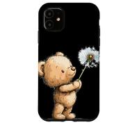 Cozy Teddy Bear with Dandelion for a Sweet Touch Case for iPhone 11