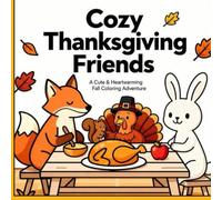 Cozy Thanksgiving Friends: A Cute & Heartwarming Fall Coloring Adventure: 40 Cute and Cozy Thanksgiving Coloring Pages For Kids, Teens, and Adults ... Forest Animals and Festive Fall Scenes