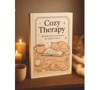 Cozy Therapy:: Bold & Easy Coloring Book for Adults & Teens
