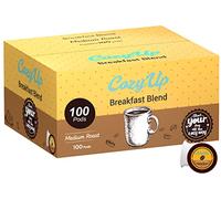Cozy Up | 100 Count | Breakfast Medium Roast Single Serve Coffee Pods Compatible with Keurig K-Cup Coffee Makers
