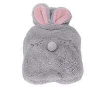 Cozy Up with Our Multifunctional Cute Cartoon Hot Bag Ideal for Home and Office Use with 1000ml Capacity (Grey)