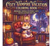 Cozy Vampire Vacation Coloring Book: 40+ Cute Kawaii Vampire Critters, Halloween Castles, Pumpkins & Magical Scenes - Perfect for Stress Relief & All Ages