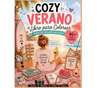 Cozy Verano Libro para Colorear: 40+ adorables páginas para colorear con temática de fútbol, para relajarse y estimular la creatividad (Cozy Bloom Studio - Edición Española)
