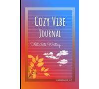 Cozy Vibe Journal - Fall Into Writing... with a Red and Blue Gradient Cover: Wide Ruled Notebook for Notes and Journaling.