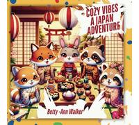Cozy Vibes A Japan Adventure: Delightful Japanese Scenes for Relaxation | Cute and Comfy Coloring Book for Adults and Teens with Fun Charming Characters