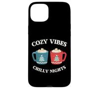Cozy Vibes Chilly Nights Cocoa Cups Design Case for iPhone 15 Plus