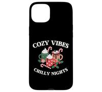 Cozy Vibes Chilly Nights Holiday Cocoa Art Case for iPhone 15 Plus