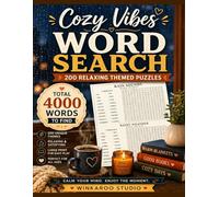 Cozy Vibes Word Search: Relaxing Themed Puzzle: Calm Your Mind, Enjoy the Moment