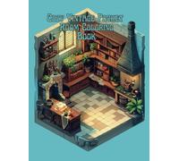 Cozy Vintage Pocket Room Coloring Book