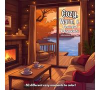 Cozy, Warm, and Peaceful Moments: Coloring Book for all Ages and Relaxation: Fifty Coloring Pages of Different Types of Cozy, Warm, and Peaceful Moments (Howard Herd Creations: Coloring Books)