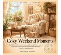 Cozy Weekend Moments: Bold & Easy Coloring Book for Adults Featuring Relaxing Weekend Activities, Slow Living, Peaceful Hobbies, Cozy Home Scenes, Stress Relief & Mindfulness (Cozy Life Moments)