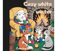 Cozy white winter: Snuggle Up & Color - Cute Animal Friends, Cozy Hygge Vibes, and Peaceful Moments for Adults and Teens (Cozy Coloring Book)