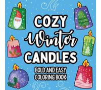 Cozy Winter Candles: Bold and Easy Coloring Book