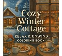 Cozy Winter Cottage: A Relaxing Winter Coloring Book of Charming Cottages, Snowy Scenes & Cozy Holiday Warmth for Stress Relief and Joy