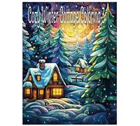 Cozy Winter Cottage Coloring 3