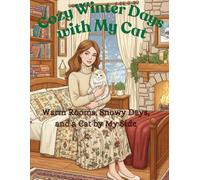 Cozy Winter Days with My Cat: Warm Rooms, Snowy Days, and a Cat by My Side (adult coloring book for women)