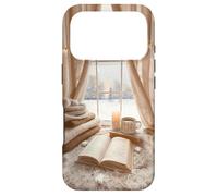 Cozy Winter Haven Snowy Window Scene Festive Book Lover Case for iPhone 17 Pro