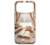 Cozy Winter Haven Snowy Window Scene Festive Book Lover Case for iPhone 17 Pro Max