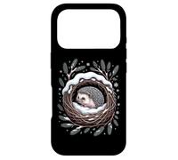 Cozy Winter Hedgehog In Snowy Forest Nest Woodland Case for iPhone 17 Pro
