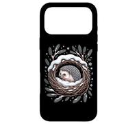 Cozy Winter Hedgehog In Snowy Forest Nest Woodland Case for iPhone 17 Pro Max