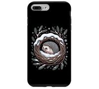 Cozy Winter Hedgehog In Snowy Forest Nest Woodland Case for iPhone 7 Plus/8 Plus