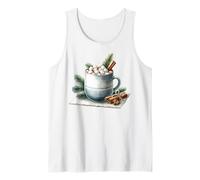 Cozy Winter Hot Chocolate Marshmallow Tank Top