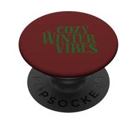 Cozy Winter Vibes! Winter Christmas Snow PopSockets Adhesive PopGrip