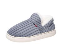 Cozy Winter Women's Slippers Comfortable Indoor Footwear for Home Use Soft and Fuzzy Shoes for Relaxing Moments (Grey, 37)