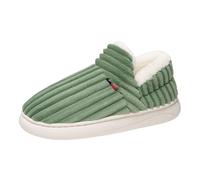 Cozy Winter Women's Slippers Comfortable Indoor Footwear for Home Use Soft and Fuzzy Shoes for Relaxing Moments (Green, 47)