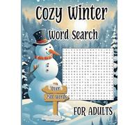 Cozy Winter Word Search: 100 Puzzles with Over 2500 Unique Words