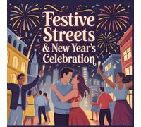 Cozy Wonders Collection Festive Streets and New Year Celebration Coloring Book for Adults and Teens: Relax and Color Joyful City Scenes and Sparkling ... (Cozy Holiday Wonders Coloring Collection)