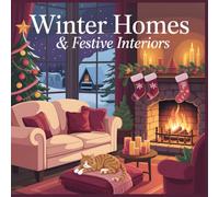 Cozy Wonders Coloring Collection Winter Homes and Festive Interiors Coloring Book for Adults and Teens: Relax and Color Cozy Rooms and Holiday ... (Cozy Holiday Wonders Coloring Collection)