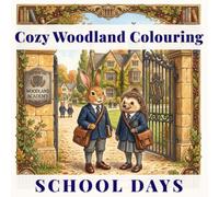 Cozy Woodland Colouring: School Days: 40 Whimsical Scenes of Traditional British School Life Featuring Woodland Creatures (Bramble & Bloom Books)