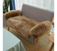 Cozy Wool Sheepskin Car & Sofa Cushion Covers - Warm Seat Cushions for Living Room Bedroom & Car - D-Noble Money 2P 70x195cm - Ultimate Comfort & Style