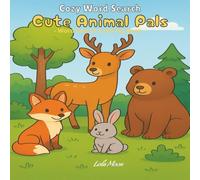 Cozy Word Search Cute Animal Pals: A Cute word search coloring Puzzle Book for Kids, Teens and Adults