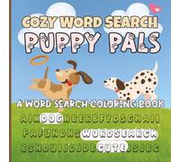 Cozy Word Search, Puppy Pals: A Word Search Coloring Book | 40 Fun & Relaxing Puzzles