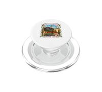Cozy Yuletide Book Cat Lover Reader Cottagecore Tee PopSockets PopGrip for MagSafe