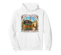 Cozy Yuletide Book Cat Lover Reader Cottagecore Tee Pullover Hoodie