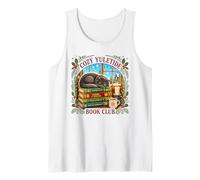 Cozy Yuletide Book Cat Lover Reader Cottagecore Tee Tank Top