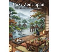 Cozy Zen Japan: Cats, Tea, Rainy Days & Peaceful Japanese Spaces for Relaxation and Mindful Coloring