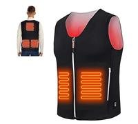 Cozybod Heated Vest,CozyBod Heated Body Warmer Vest,Cozy Bod Heated Vest,Winter Warm Heated Jackets,Cozybod US Vest Heated Vest for Men Women (UK, Alpha, L, Regular, Regular, Black)