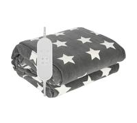 COZYBRITE Electric Heated Throw Blanket Fleece with 9 Heat Settings 9 Hours Timer Auto Shut-off 180x130cm Digital Control Machine Washable TK(180X130)/1.4m2-19S-DT-ST (Star)