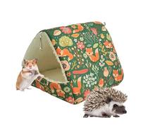 CozyBurrow Pet Hide - Hamster Sleeping Bed, Bunny Cage Nest | Winter House For Small Pets, Machine-Washable Hamster Accessories, Multi-Purpose Shelter For Guinea Pig, Chinchilla, Gerbil, Indoor Beddin