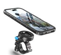 Cozycase Bike Phone Mount for iPhone 11 Pro Max Waterproof 【One Button Unlock+Auto Lock in One Second】 Metal/Aluminium【360° Rotatable Detachable】 Handlebar Motorbike Road/Mountain Bike Phone Holder