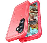 Cozycase Directly Washable Girls Womens Ladies Case for Samsung Galaxy S25 Water Impact Smash Dust Proof Indestructible S 25 Wrap Around Enclosed Underwater Swimming Case with Lanyard Strap Pink
